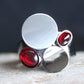 Christophe Poly Rings - Red Circles (Size 7)