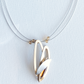 Christophe Poly Necklaces - Flutter in Matte Gold - Brainchild Designs
