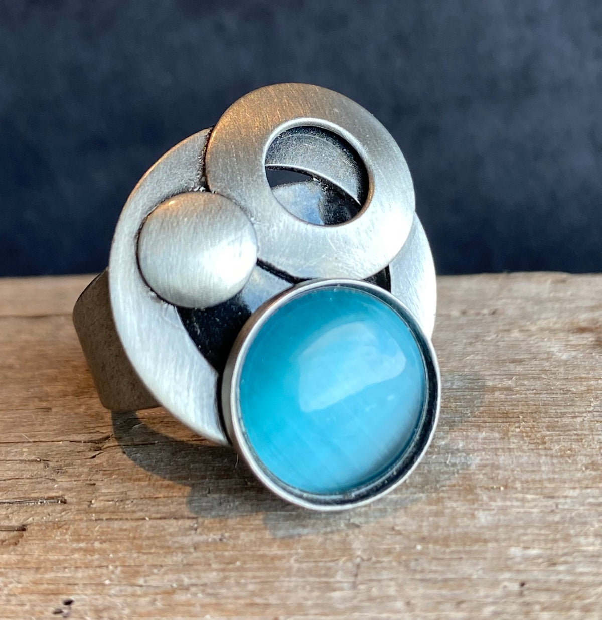 Christophe Poly Rings Turquoise Loops - Brainchild Designs